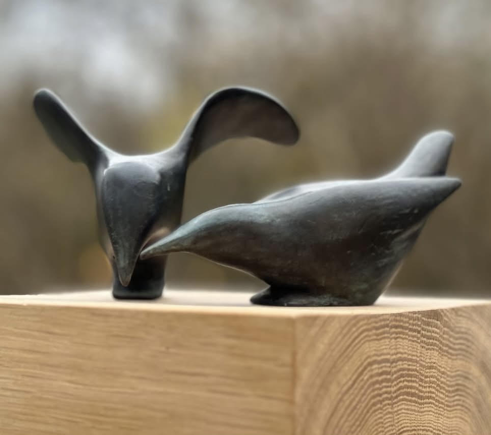 KING + QUEEN FISHER I Bronze + Patina I There for you